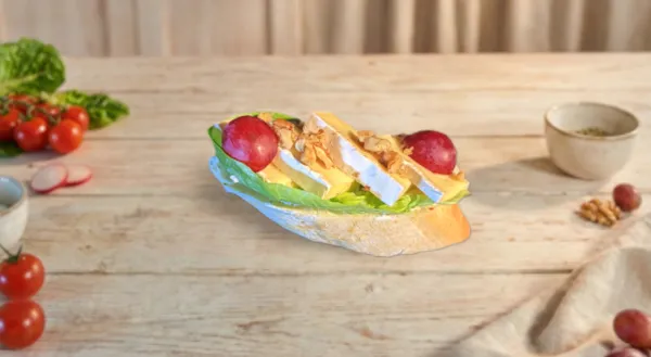 Gluténmentes Camembert szendvics (12db)